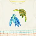 thumbnail image 4 of Inktastic Sea Turtles Swimming Together Girls Baby Dress, 4 of 5