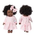 thumbnail image 5 of Xqxayjr under $5 BabyDoll, 12 Inch BlackBabyDoll with Clothes,African American RealisticBabyDoll,Washable Vinyl Doll forKidsGirls,Huggable Soft Body Doll,Birthday Gift forChildren, 5 of 6
