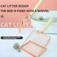 thumbnail image 6 of ACDANC Cat Litter Scoop Metal Sieve Deep Scoop with Wooden Handle Poop Sieve Durable Suitable for Cat Litter Box with Hook Rose Gold, 6 of 7