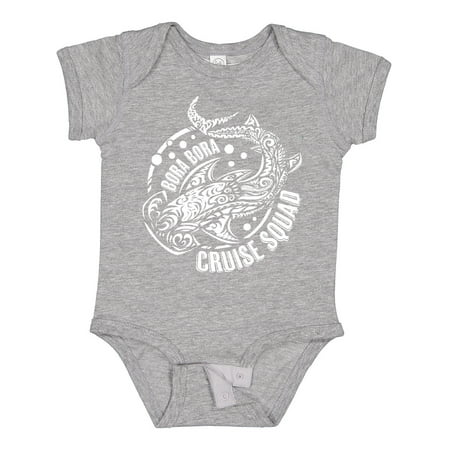 

Inktastic Bora Bora Cruise Squad Shark Design Gift Baby Boy or Baby Girl Bodysuit