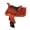Red, variant on AJ Tack 2 Inch Seat Decorative Western Saddle Dark Brown