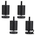 thumbnail image 1 of 2x4 Uds Patas De Muebles De Aleación De Aluminio Sofá Mesa Gabinete TV Soporte Patas Negro 6cm, 1 of 7