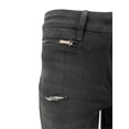 thumbnail image 5 of 3X1 Women's Mid Rise W rap Zip Skinny Jeans, Grey, 26, 5 of 6