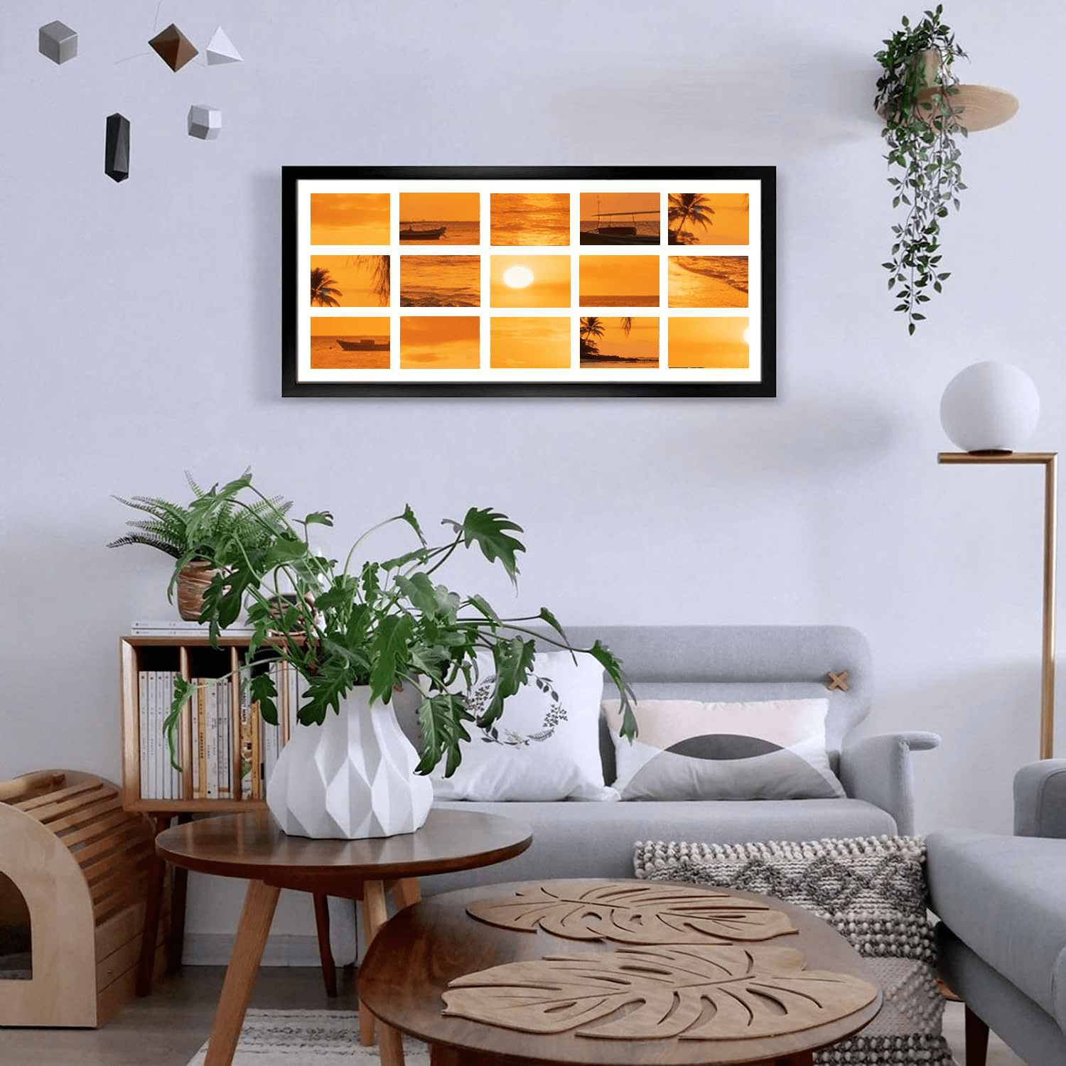 15 Opening 4x6 Collage Picture Frames Set of 2 for Wall Mounted
