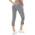 thumbnail image 5 of Women's Petite/Regular/TallCropped Yoga Dress Pants Capris Stretchy Work Ankle Pant, 5 of 6