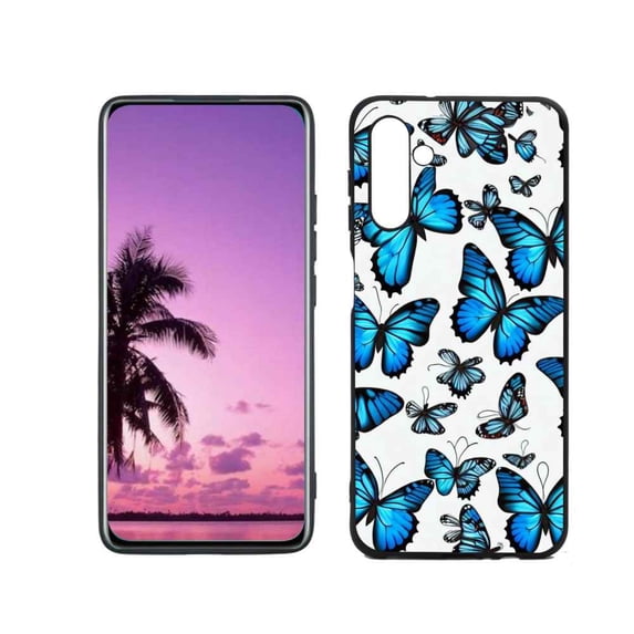 Butterflies-117 Phone Case, Degined for Samsung Galaxy A13 5G Case Men Women, Flexible Silicone Shockproof Case for Samsung Galaxy A13 5G