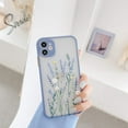thumbnail image 3 of Compatible with iPhone Case for Clear Flowers Pattern Frosted PC Back 3D Floral Girls Woman and Soft TPU Bumper Protective Silicone Slim Shockproof Case for iPhone, 3 of 7