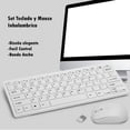 thumbnail image 4 of Kit Mini Teclado y Mouse Inalámbricos GAME&MX 2.4 GHZ Blanco, 4 of 5