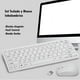 thumbnail image 4 of Kit Mini Teclado y Mouse Inalámbricos GAME&MX 2.4 GHZ Blanco, 4 of 5