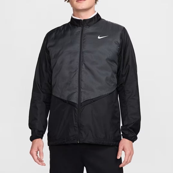 NEW Men's Nike Therma-FIT Repel Full-Zip Golf Jacket Black/Anthracite Medium