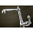 thumbnail image 3 of Kingston GSY7201ACLBS American Classic Single-Handle 2-or-4 Hole Kitchen Faucet with Brass Sprayer in Polished Chrome, 3 of 10