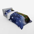 thumbnail image 2 of Ambesonne Christmas Bedding Set 3 Pcs, Elf Noel Theme Winter, Twin, Multicolor, 2 of 2