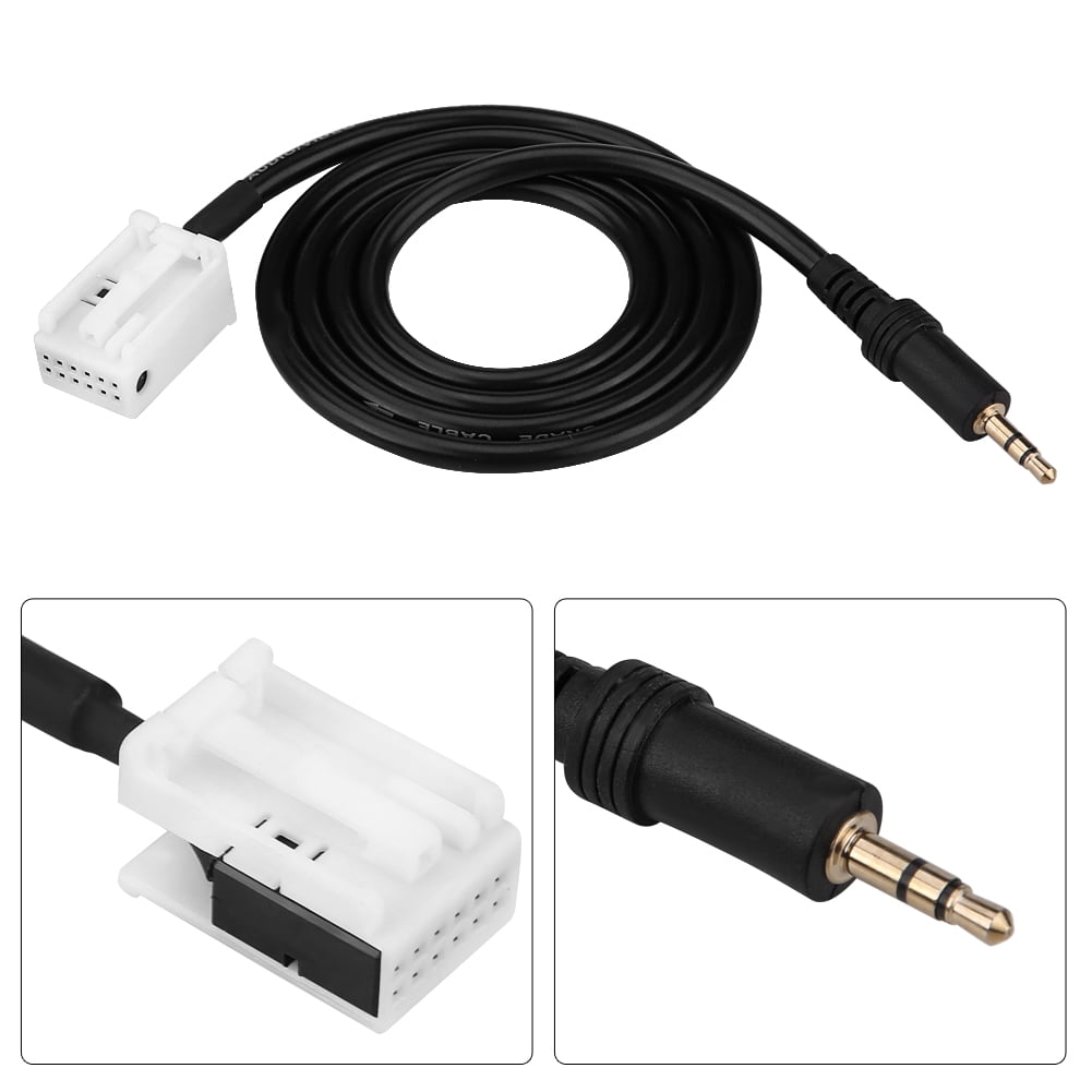 Tebru 3.5MM AUX Audio Input Radio MP3 Player Cellphone Input Adapter