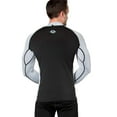 thumbnail image 2 of Lavacore Men's Lavaskin Long Sleeve Rash Guard (Black/Grey, Large), 2 of 3
