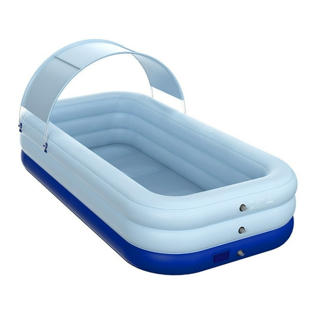 FlyFlise Auto Inflation Swimming Pool Sun Resistant Inflatable Pool ...