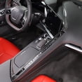 thumbnail image 4 of TINKI Soft Carbon Fiber Air Conditioner Switch Panel Trim Strip Fit for Chevrolet Corvette C8 Stingray 2020-2023, Center Console AC Panel Decoration Frame Trim, 4 of 6