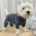 Fanvereka Dog Raincoat, 4 Legs Dog Rain Jacket with Hood for Small