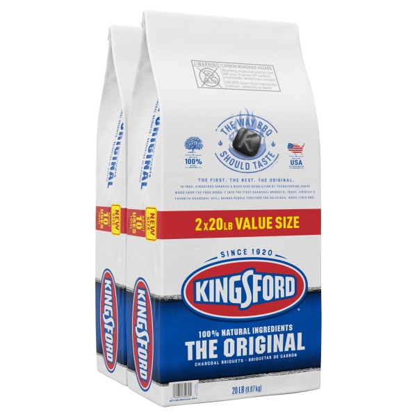 Kingsford Products 250987 20 lbs Original Kingsford, Charcoal Pack of