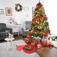 thumbnail image 4 of Christmas Storage Bag Cover Protect Dual Zipper Large-capacity Easy To Carry Round Red Oxford Cloth 1PC Organize Tools, 4 of 6