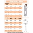 thumbnail image 3 of UVN Winter Womens 2 Piece Outfit Sets Ruched Long Sleeve Top and Wide Leg Pants with Pockets Casual Loungewear for Women Workout Sets, 3 of 10