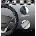 thumbnail image 7 of NASCAR Steering Wheel Cover | Enhanced Grip & Comfort | Universal Fit 14.5"-15.5" For Car, SUV, Truck  | Black w/ Blue Stitching | Draft Master Style, 7 of 7