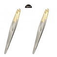 thumbnail image 2 of Tkrady 2Pcs  Professional Eyebrow Tweezers for Women and Men High Quality Steel Tweezers Set For Plucking Eyebrows and Beards, 2 of 5