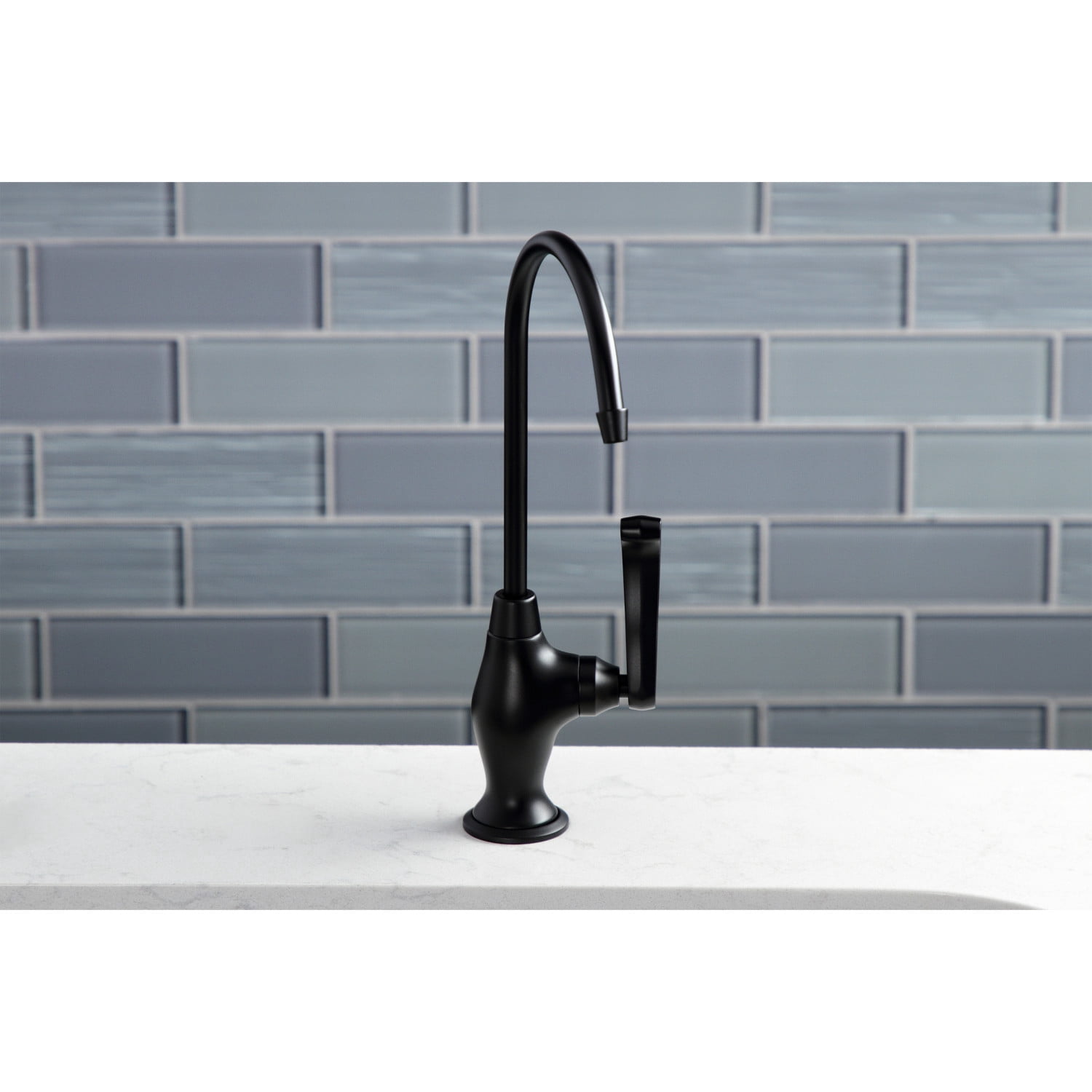 Kingston Brass KS3190FL Royale Single Handle Water Filtration Faucet, Matte Black