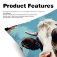 thumbnail image 2 of Cattle Luxurious Velvet Decorative Pillows Covers - Set of 2 Throw Pillow Covers for Chair, Unique Patterns, 16x16, 18x18, 20x20 Inches for Any Occasion, 2 of 6