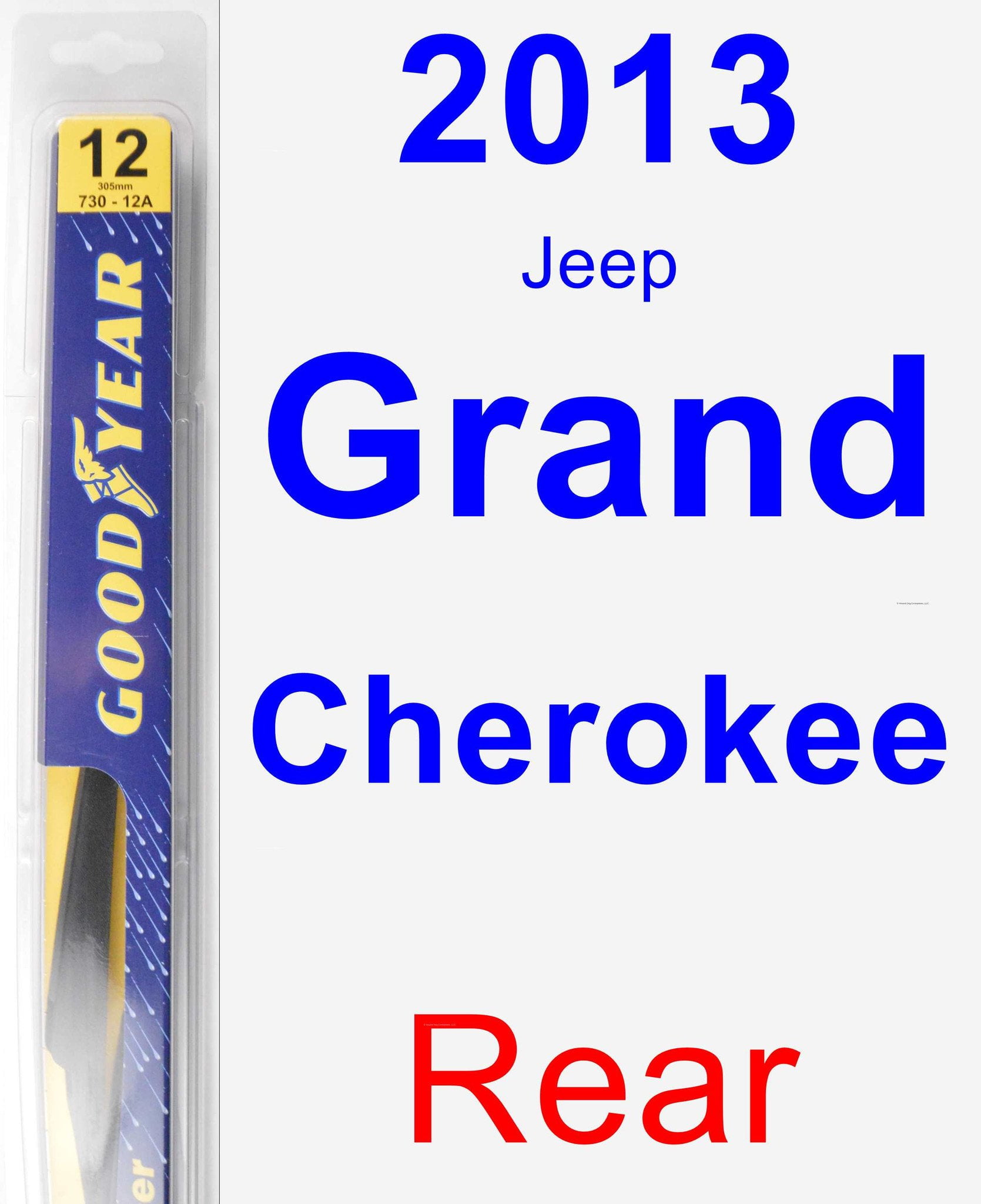 11-20 JEEP GRAND CHEROKEE FRONT LEFT WIPER BLADE REPLACEMENT OEM NEW MOPAR