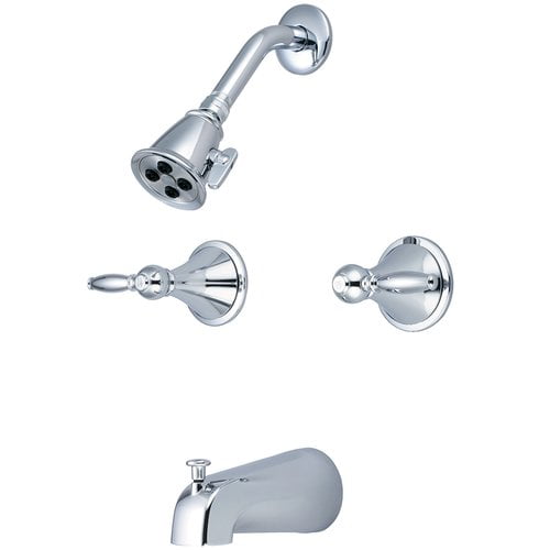 Central Brass Double Lever Handle Tub and Shower Trim Kit