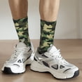 thumbnail image 6 of Pofeuu Camouflage Dinosaur Print Crew Socks, Adult Running Hiking Socks for Youth and Adult, 6 of 6