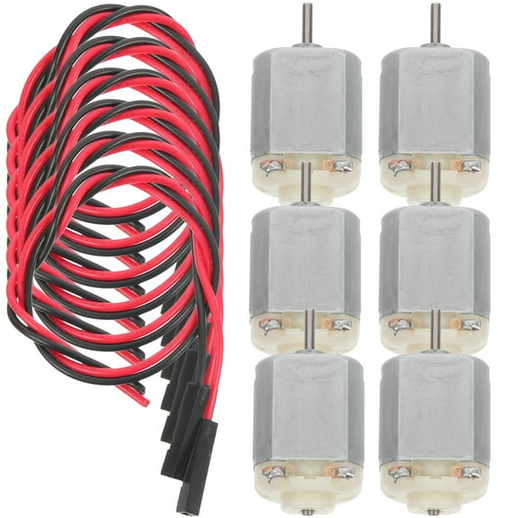 RENACLIPY Small Silver Dc Motor for Model Airplane and DIY Projects - Renaclipy 1Set