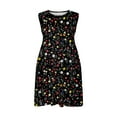 thumbnail image 3 of TGSLY Girls Summer Princess Dresses Cute Flower Printed Sleeveless Suspender Flared Skater Dress Loose Flowy Swing Beach Vacation Sundress with Pockets Multicolor#53 3 Years, 3 of 9