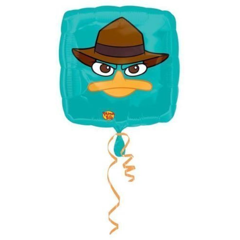 Phineas & Ferb Agent P Birthday Party Square 18" Foil Balloon, By