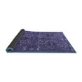 thumbnail image 2 of Ahgly Company Indoor Square Persian Blue Traditional Area Rugs, 6' Square, 2 of 4