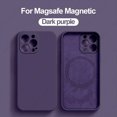 thumbnail image 3 of Original Liquid Silicone Magnetic Case For iPhone 11 13 12 14 15 Pro Max Plus For Magsafe Case Wireless Charge Cover Accessories, 3 of 5