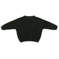 thumbnail image 2 of Aojekbee Toddler Baby Fall Winter Sweaters, Kids Long Sleeve Knitted Solid Thick Pullover Clothes, 2 of 4