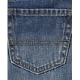 thumbnail image 4 of Vaqueros The Children's Place Bootcut básicos para niños 18S Med Indigo, 4 of 5