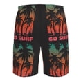 thumbnail image 6 of Kdxio Go Surfer Pattern Mens Casual Shorts - Drawstring Summer Beach Sports Shorts for Men, 6 of 9