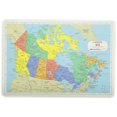 thumbnail image 1 of Painless Learning Canada Map Mantel Individual 12 X 17 1/2 Pulgadas, 1 of 3