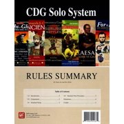 GMT Games CDG Solitaire System GMT2203
