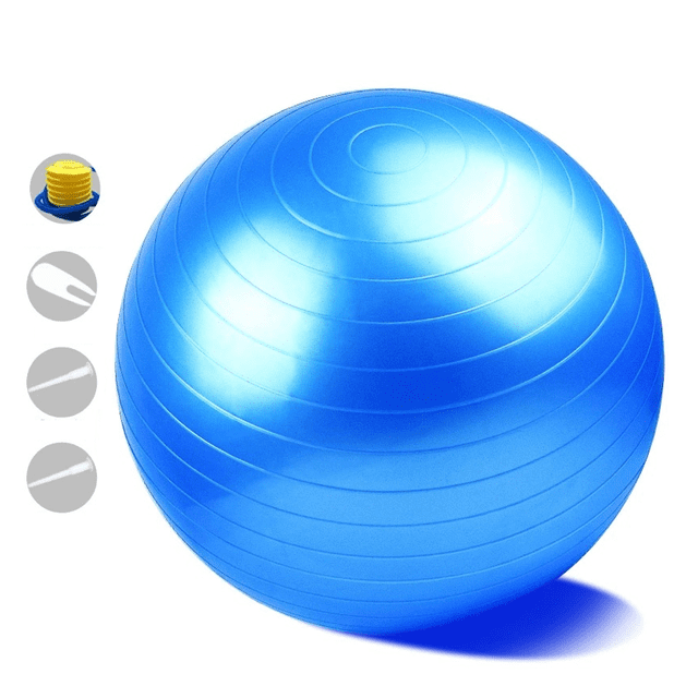 Pelota de yoga - Pelota de equilibrio para fitness, ejercicio y pilates - para fuerza central y entrenamiento abdominal