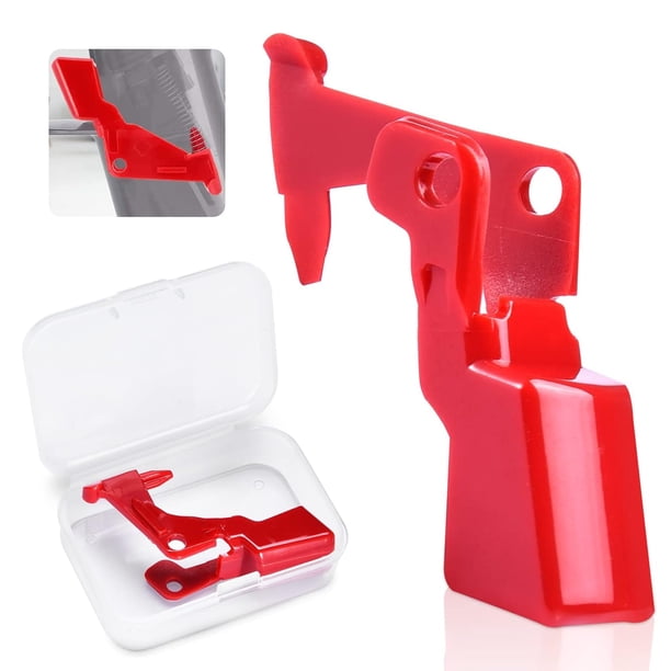 Botón de interruptor de encendido con gatillo extrafuerte, botón de interruptor con gatillo reforzado en rojo, herramienta de reparación de botón de interruptor flexible para herramienta de