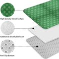 thumbnail image 5 of Green Christmas Snowflake Pattern Bathroom Rugs Sets 3 Piece,Toilet Cover Set,Absorbent Non Slip Bathroom Mats Sets with U-Shaped Contour Rug Toilet Rug Set, 5 of 5