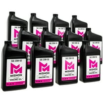 Mishon Engine Oil 20W-50 Full Synthetic Motorcycle Quart 12 Pack 519-COI2232L