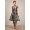 thumbnail image 2 of Vestido Bellabarnetten Lisiya de manga corta a media pierna jacquard, 2 of 7