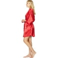 thumbnail image 3 of Intimo Womens Poly Charmeuse Robe, 3 of 4