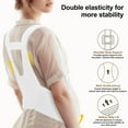 thumbnail image 4 of Unique Bargains Pregnancy Belly Band Maternity Belly Band with Adjustable Straps Belly Bands for Pregnant Women Maternity Belt White Large, 4 of 7