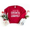 thumbnail image 3 of Hot Cocoa and Christmas Lights | Sweatshirt, 3 of 5