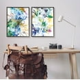 thumbnail image 2 of Stupell Industries Modern Urban Rainbow Splatter Graphic Art Black Framed Art Print Wall Art, Set of 2, Design by Jodi Fuchs, 2 of 7